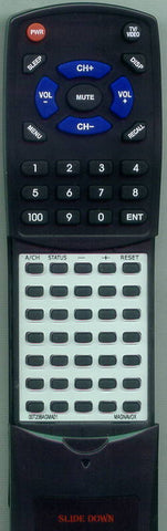 MAGNAVOX EMK872MY01 Replacement Remote