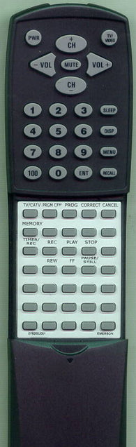 EMERSON VCR874 Replacement Remote