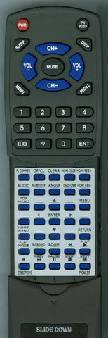 PIONEER 07650PC010 Replacement Remote