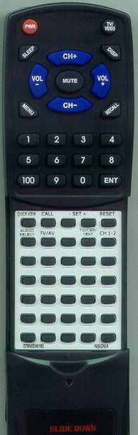 INSIGNIA RT076N0DW180 Replacement Remote