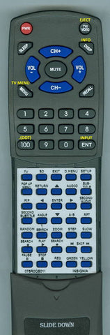 INSIGNIAINSERT 076R0QS011 Replacement Remote