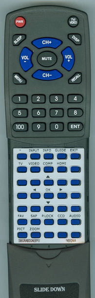 INSIGNIA NSRC01G09 Replacement Remote