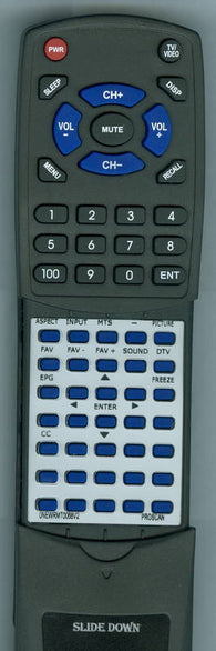 PROSCAN RT0NEWRMT0068V2 Replacement Remote