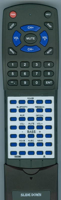 JBLRT10500690 RT105000690 Replacement Remote