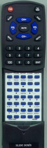 INSIGNIA NSVDVD1 Replacement Remote