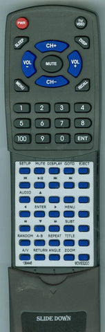 MOVIES2GO MMD154 Replacement Remote