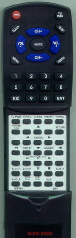 SONY RMTD175A Replacement Remote