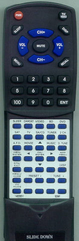 SONY STRDH500 Replacement Remote