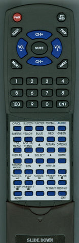 SONY DVE6100 Replacement Remote