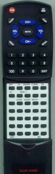 RCA 207873 Replacement Remote