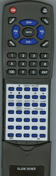 RCA RT225291 Replacement Remote