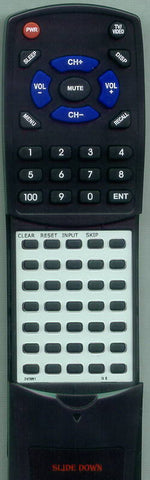 GE 19GT352 Replacement Remote