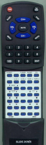 ONKYO TX84M Replacement Remote