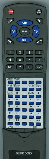 ONKYO RT24140232 Replacement Remote