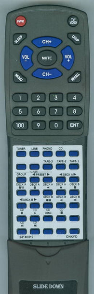 ONKYO RT24140312 Replacement Remote