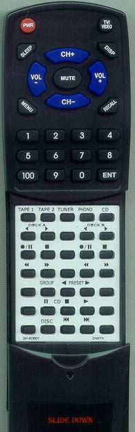 ONKYO TX8011 Replacement Remote