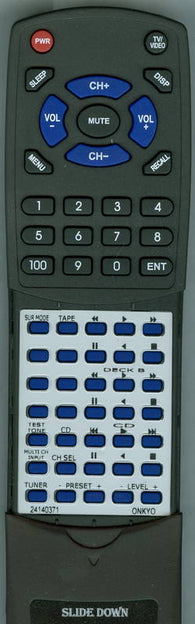 ONKYO RC 371M Replacement Remote