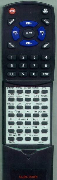 ONKYO RT24140374 Replacement Remote