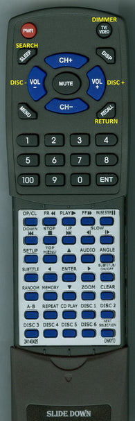 ONKYOINSERT DVDC601 Replacement Remote