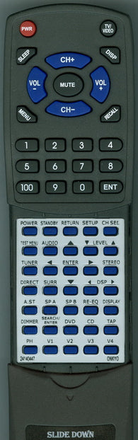 ONKYO RT24140447 Replacement Remote