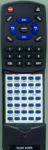 ONKYO HTR500 Replacement Remote