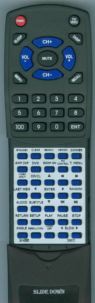 ONKYO RC-563DV Replacement Remote