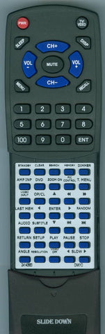 ONKYO RC563DV Replacement Remote