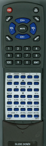 ONKYO RT24140571 Replacement Remote