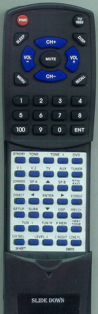 ONKYO 24140577 Replacement Remote