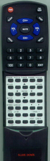 ONKYO RC607M Replacement Remote