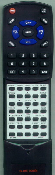 ONKYO HTS787C Replacement Remote