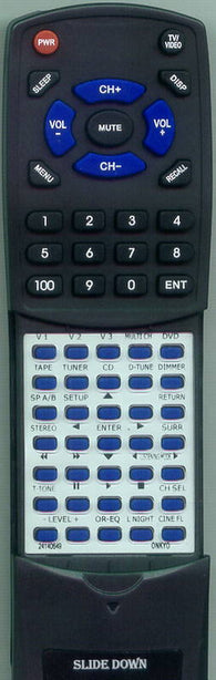 ONKYO RT24140649 Replacement Remote