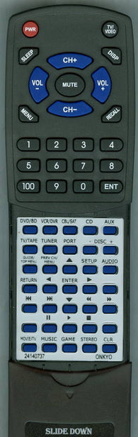 ONKYO RC737M Replacement Remote