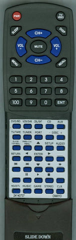 ONKYO TXSR507 Replacement Remote