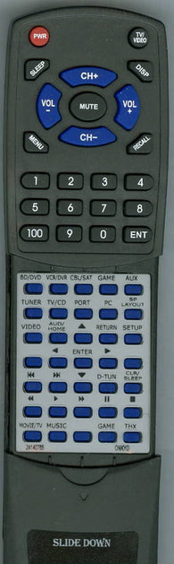 ONKYO RC765M Replacement Remote