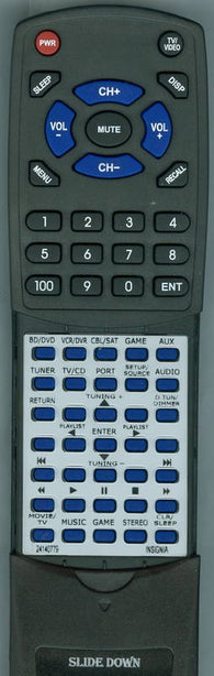 INSIGNIA RT24140779 Replacement Remote