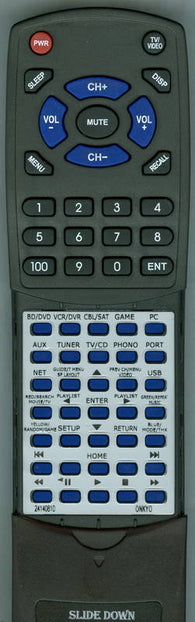 ONKYO TX-NR809 Replacement Remote