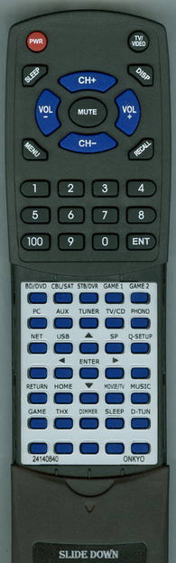 ONKYO RT24140840 Replacement Remote