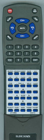 ONKYO HTR592 Replacement Remote