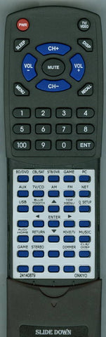 ONKYO RC879M Replacement Remote