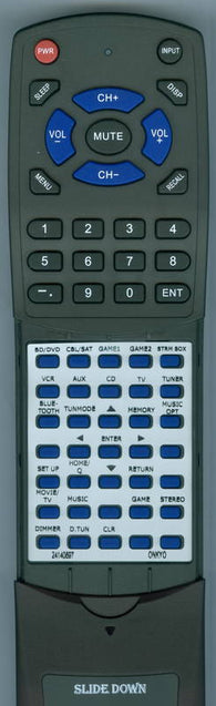 ONKYO RC897M Replacement Remote