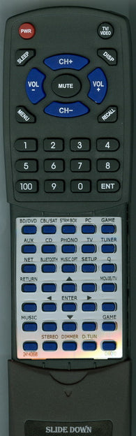 ONKYO RT24140898 Replacement Remote