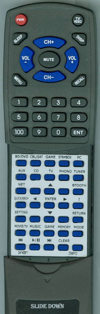 ONKYO TX-NR575 Replacement Remote