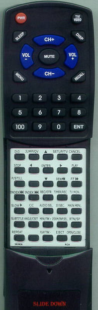 RCA 20F500TDV Replacement Remote