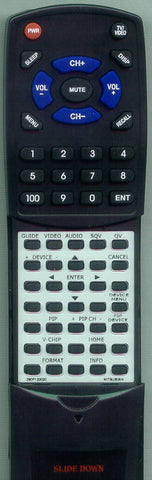 MITSUBISHI WD52527 Replacement Remote