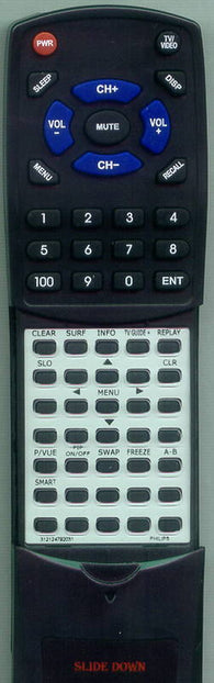 SYLVANIA RSK440AK02 Replacement Remote