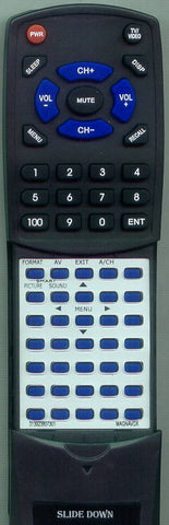 MAGNAVOX 51MP3962H Replacement Remote