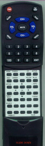 PHILIPS 42PFP5332D37 Replacement Remote