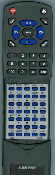 INSIGNIA RC6119 Replacement Remote