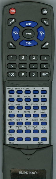 INSIGNIA NSWBRDVD Replacement Remote